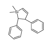 (2S,3S)-1,1-dimethyl-2,3-diphenyl-2,3-dihydrosilole结构式