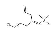 (Z)-1-(trimethylsilyl)-2-(3-chloropropyl)-1,4-pentadiene Structure