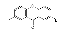 2-bromo-7-methylxanthen-9-one结构式