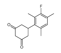 5-(3-fluoro-2,4,6-trimethylphenyl)cyclohexane-1,3-dione结构式