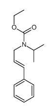 ethyl N-(3-phenylprop-2-enyl)-N-propan-2-ylcarbamate Structure