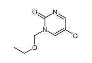 5-chloro-1-(ethoxymethyl)pyrimidin-2-one Structure