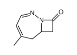 5-methyl-1,2-diazabicyclo[5.2.0]nona-2,4-dien-9-one结构式