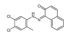 1-[(4,5-dichloro-2-methylphenyl)hydrazinylidene]naphthalen-2-one Structure