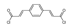 3,3'-(1,4-phenylene)bis[2-propenoyl chloride]结构式