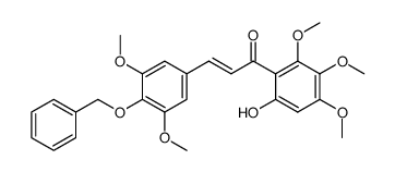 2'-hydroxy-4-benzyloxy-3,5,4',5',6'-pentamethoxychalkone Structure