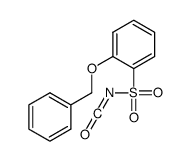 N-(oxomethylidene)-2-phenylmethoxybenzenesulfonamide Structure