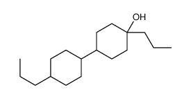 1-propyl-4-(4-propylcyclohexyl)cyclohexan-1-ol Structure
