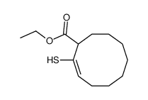 ethyl 2-sulfanylcyclodec-2-ene-1-carboxylate Structure