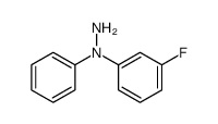 Hydrazine, 1-(3-fluorophenyl)-1-phenyl Structure