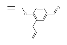 3-prop-2-enyl-4-prop-2-ynoxybenzaldehyde结构式