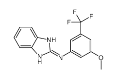 N-[3-methoxy-5-(trifluoromethyl)phenyl]-1H-benzimidazol-2-amine Structure