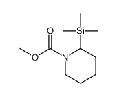 methyl 2-trimethylsilylpiperidine-1-carboxylate结构式