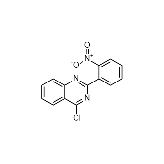4-Chloro-2-(2-nitrophenyl)quinazoline Structure