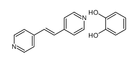 benzene-1,2-diol,4-(2-pyridin-4-ylethenyl)pyridine Structure