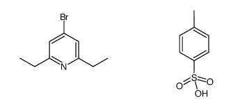 4-bromo-2,6-diethylpyridine p-toluenesulfonic acid结构式