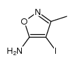 5-Amino-4-iod-3-methylisoxazol Structure