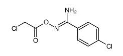 (Z)-N'-(2-chloroacetoxy)-4-chlorobenzimidamide Structure