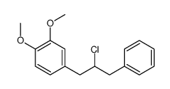 4-(2-chloro-3-phenylpropyl)-1,2-dimethoxybenzene结构式