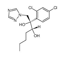 (2S,3R)-2-(2,4-dichlorophenyl)-1-(1H-1,2,4-triazol-1-yl)heptane-2,3-diol Structure
