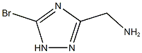 [(5-bromo-1H-1,2,4-triazol-3-yl)methyl]amine Structure