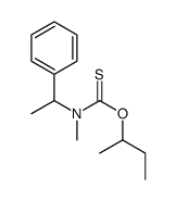 O-sec-Butyl methyl(1-phenylethyl)carbamothioate结构式