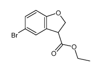 ethyl 5-bromo-2,3-dihydrobenzofuran-3-carboxylate结构式