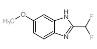 2-(Difluoromethyl)-6-methoxy-1H-benzo[d]imidazole Structure