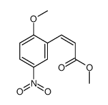 methyl 3-(2-methoxy-5-nitrophenyl)acrylate Structure