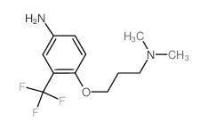 4-[3-(dimethylamino)propoxy]-3-(trifluoromethyl)aniline结构式