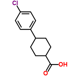 4-(4-Chlorophenyl)cyclohexanecarboxylic acid Structure