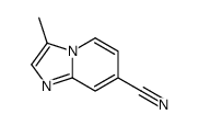 3-methylimidazo[1,2-a]pyridine-7-carbonitrile结构式