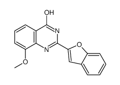 2-(1-benzofuran-2-yl)-8-methoxy-1H-quinazolin-4-one结构式