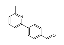 Benzaldehyde, 4-(6-methyl-2-pyridinyl) Structure