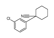 Cyclohexanecarbonitrile, 1-(3-chlorophenyl) Structure