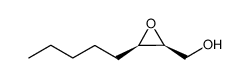 (2S,34R)-3-pentyloxiranee-2-methanol结构式