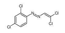 Diazene, 1-(2,2-dichloroethenyl)-2-(2,4-dichlorophenyl)结构式