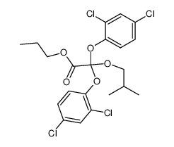 Bis-(2,4-dichlor-phenoxy)-isobutyloxy-essigsaeure-propylester结构式