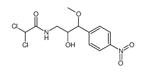 dichloro-acetic acid-[2-hydroxy-3-methoxy-3-(4-nitro-phenyl)-propylamide] Structure