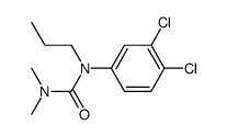 N-(3,4-dichloro-phenyl)-N',N'-dimethyl-N-propyl-urea结构式