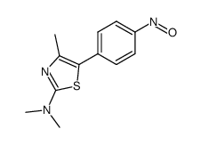 dimethyl-[4-methyl-5-(4-nitroso-phenyl)-thiazol-2-yl]-amine结构式