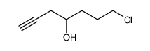 7-chlorohept-1-yn-4-ol Structure