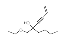 5-ethoxymethyl-non-1-en-3-yn-5-ol Structure