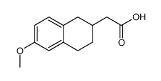 (6-甲氧基-1,2,3,4-四氢萘-2-YL)乙酸结构式
