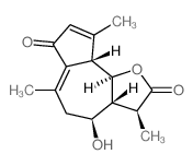 羟基蓍含蓍素结构式