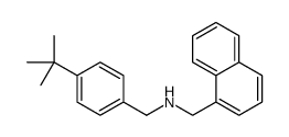 1-(4-tert-butylphenyl)-N-(naphthalen-1-ylmethyl)methanamine结构式