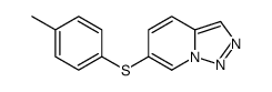 6-对甲苯磺酰基-[1,2,3]噻唑并[1,5-a]吡啶结构式