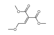 dimethyl 2-(2-methoxyethylidene)malonate结构式