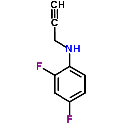 2,4-Difluoro-N-(2-propyn-1-yl)aniline结构式