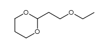 2-(2-ethoxyethyl)-1,3-dioxane Structure